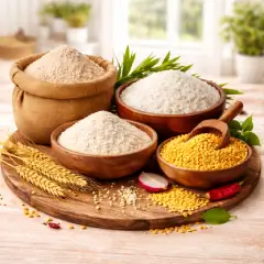 Atta, Rice & Dal