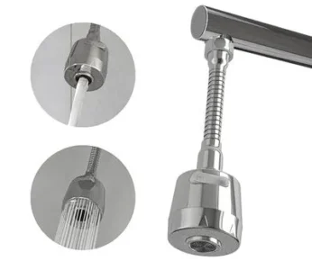 Flexible Kitchen Tap Extension with 2 Water Flow Modes | Faucet Extender Water Saver for Sink